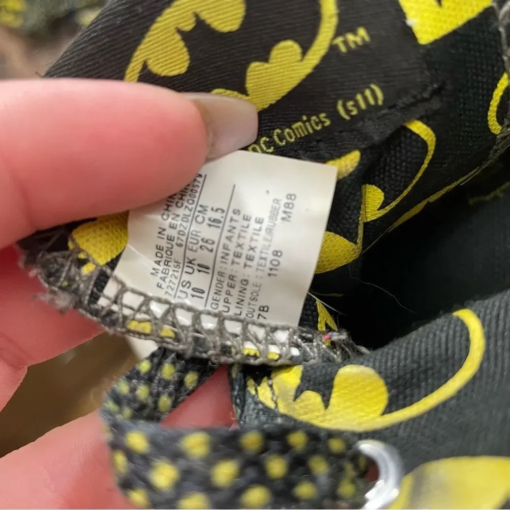 Converse Batman Comic Book Graphic Printed Sneakers